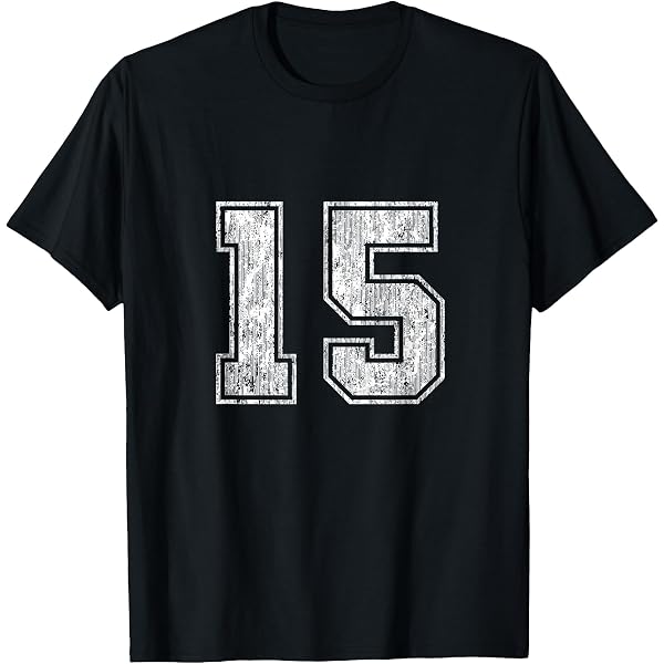 Amazon.com: Number 7 T-Shirt Vintage Seven Tee Sports Design T